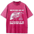 Kyoto-Lion Thinking Philosoraptor Washed T-Shirt