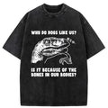 Kyoto-Lion Thinking Philosoraptor Washed T-Shirt