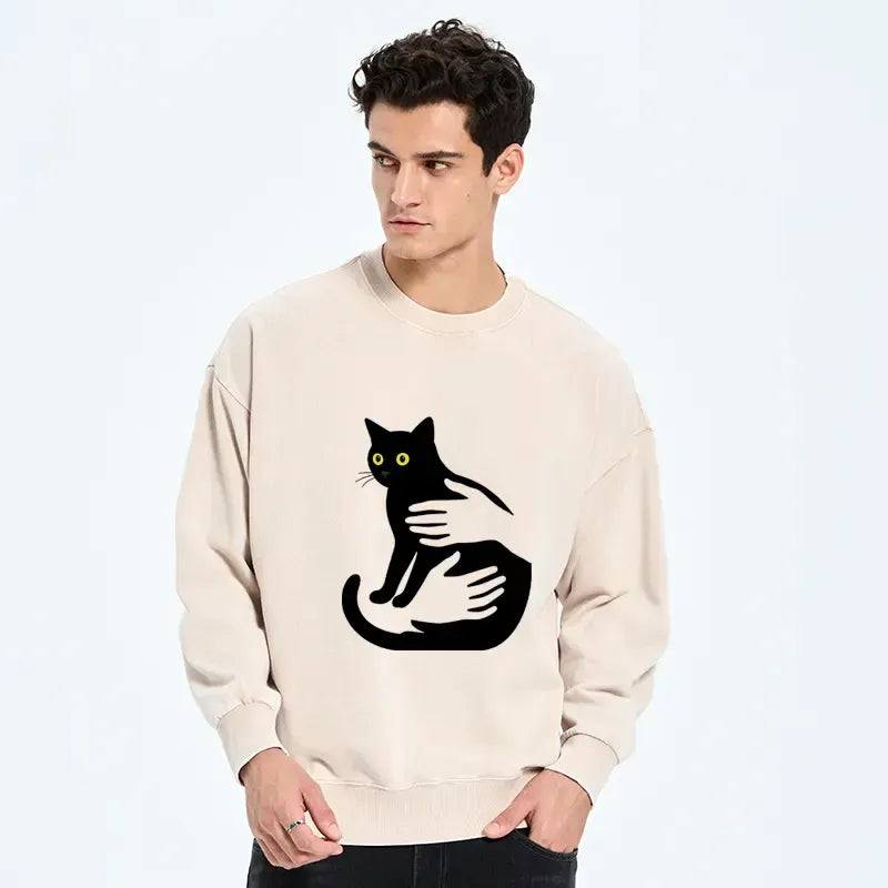vintage Ukiyo-e cat sweatshirt on sale