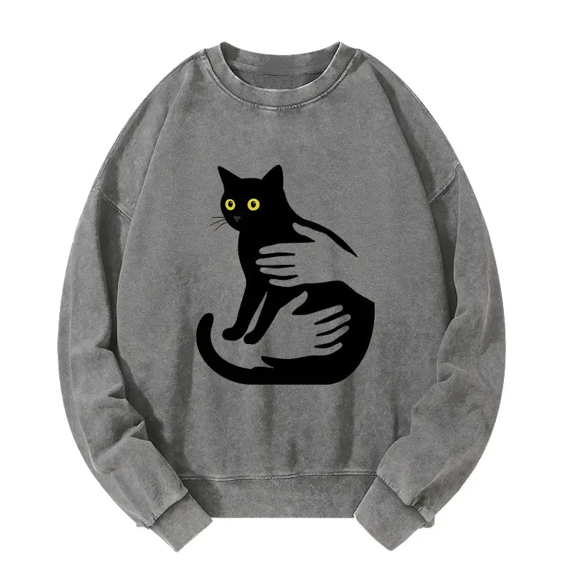 unisex Kyoto cat hoodie everyday wear gift idea