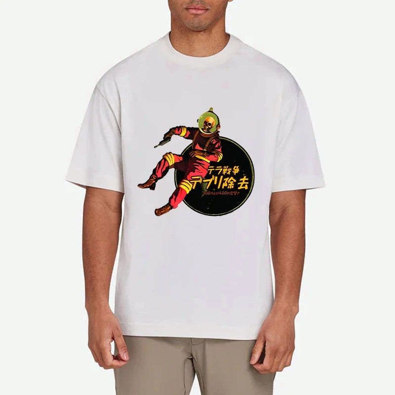 Kyoto-Lion Skeleton Astronaut Classic T-Shirt