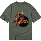 Japanese Skeleton Astronaut T-Shirt for Men