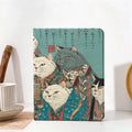 Vintage Ukiyo-e Cat iPad Case Gift Idea