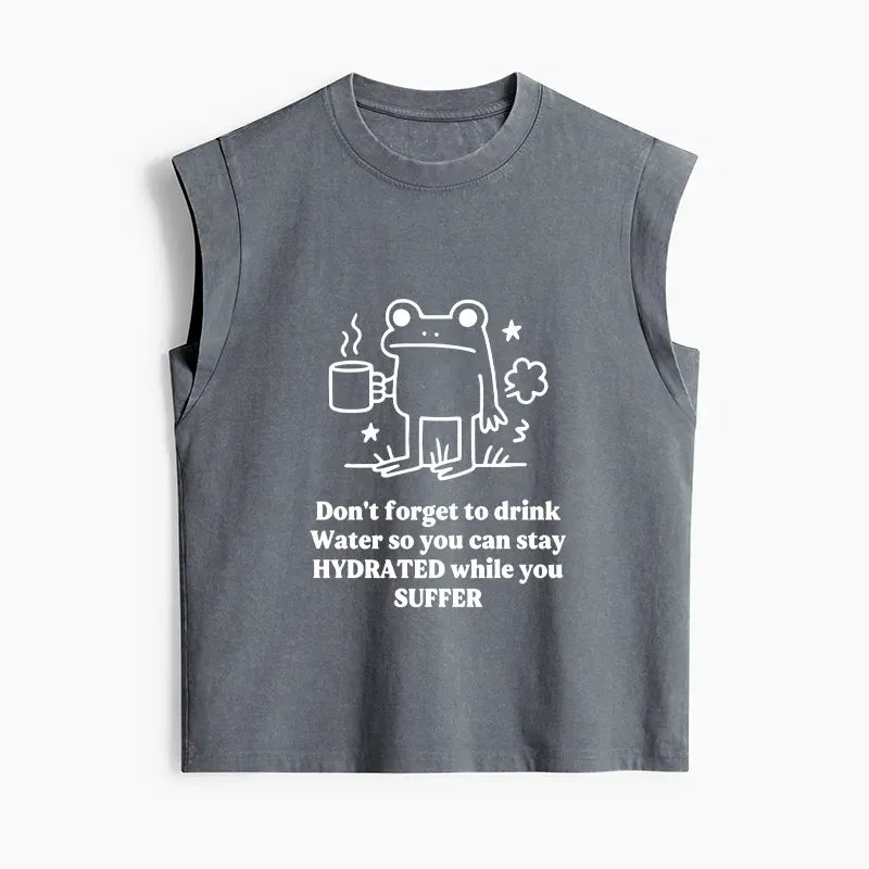 Funny Water Drinking Tank for Women