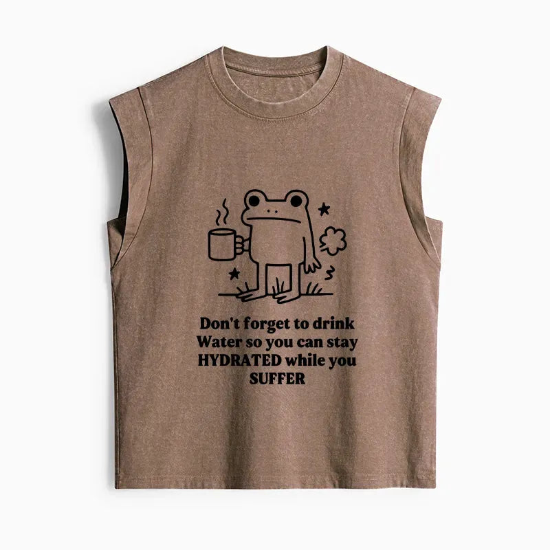 Funny Water Drinking Tank for Women