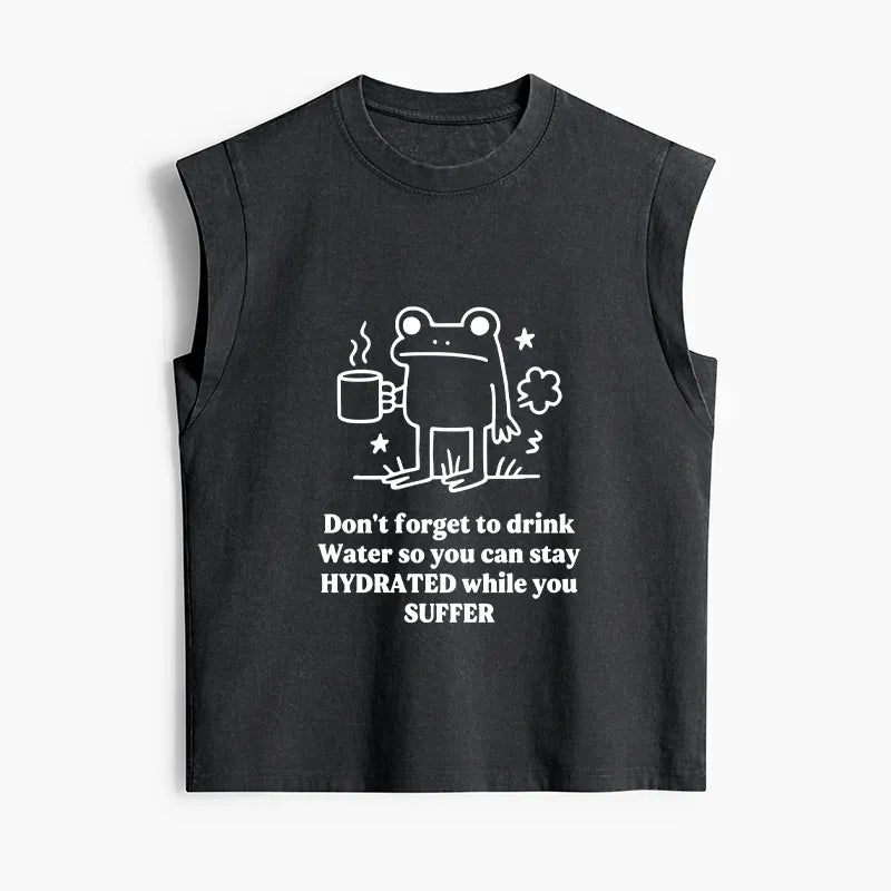 Japanese Frog Tank Top for Summer