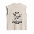 Kyoto-Lion Washed Tank Top Trendy