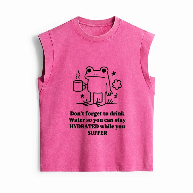 Japanese Frog Tank Top for Summer