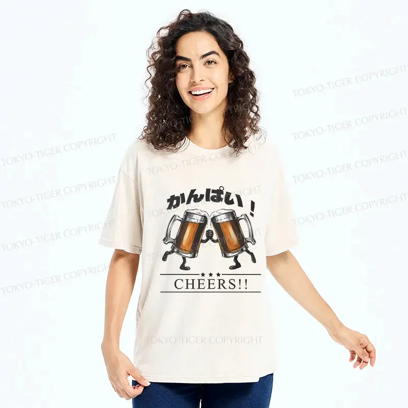 Vintage Washed T-Shirt Summer Sale