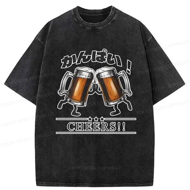Vintage Washed T-Shirt Summer Sale