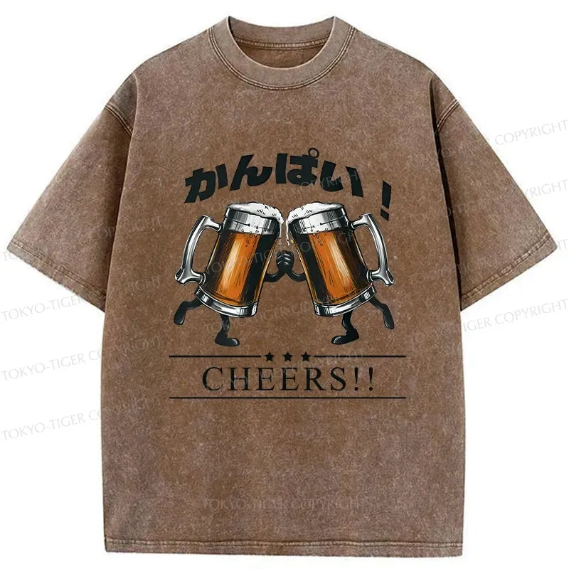Vintage Washed T-Shirt Summer Sale