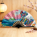 Colorful prismatic fan for summer events