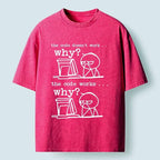 Japanese Vintage Washed T-Shirt for Daily Wear