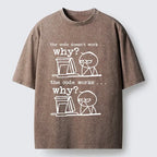 Japanese Vintage Washed T-Shirt for Daily Wear