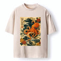 Washed Sea Wave Art T-Shirt