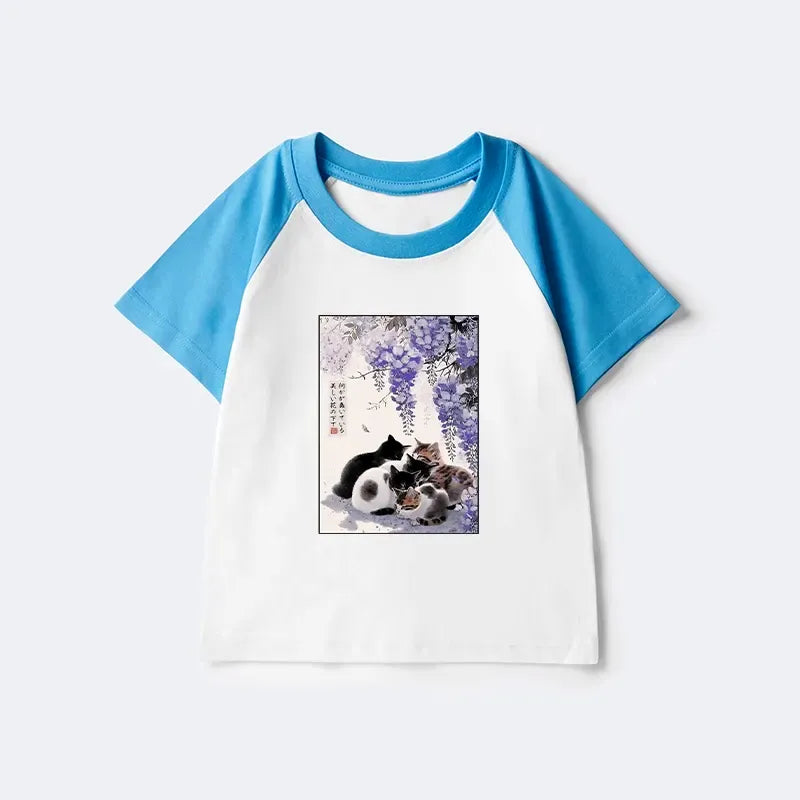 Kyoto style kids tee with free shipping