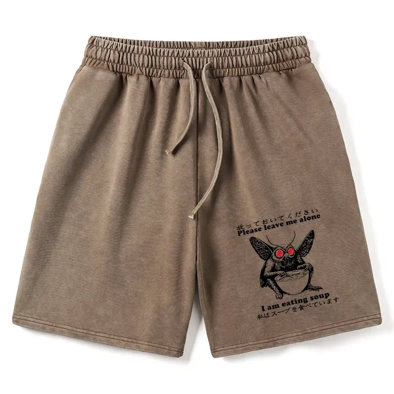 japanese washed shorts for daily wear