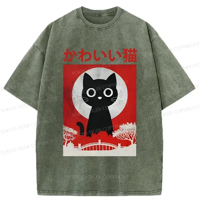 Vintage Cat T-Shirt Gift Idea for Her