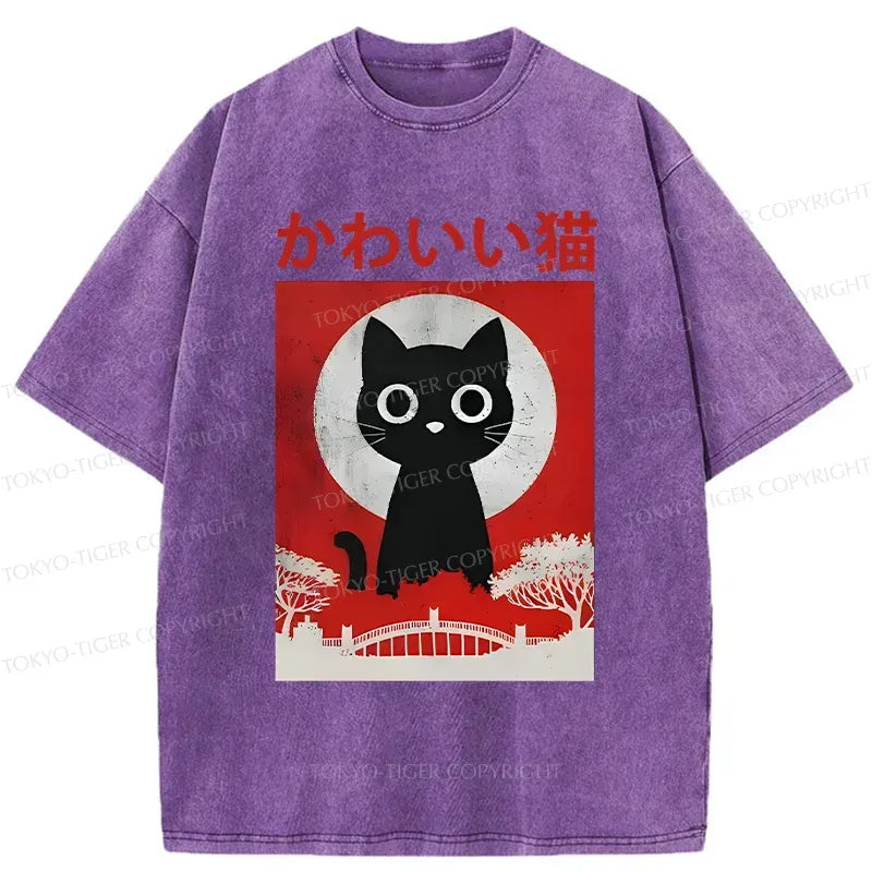 Vintage Cat T-Shirt Gift Idea for Her