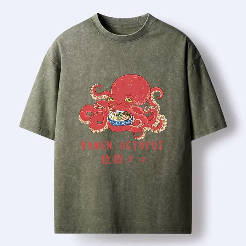 Trending Cute Octopus Ramen T-Shirt