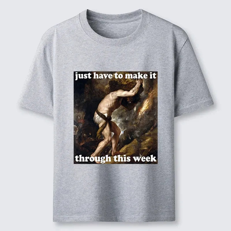 Kyoto-Lion Sisyphus Struggles Through Busy Week Classic T-Shirt
