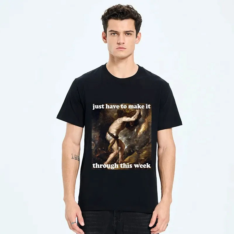 Sisyphus Funny T-Shirt for Busy Week