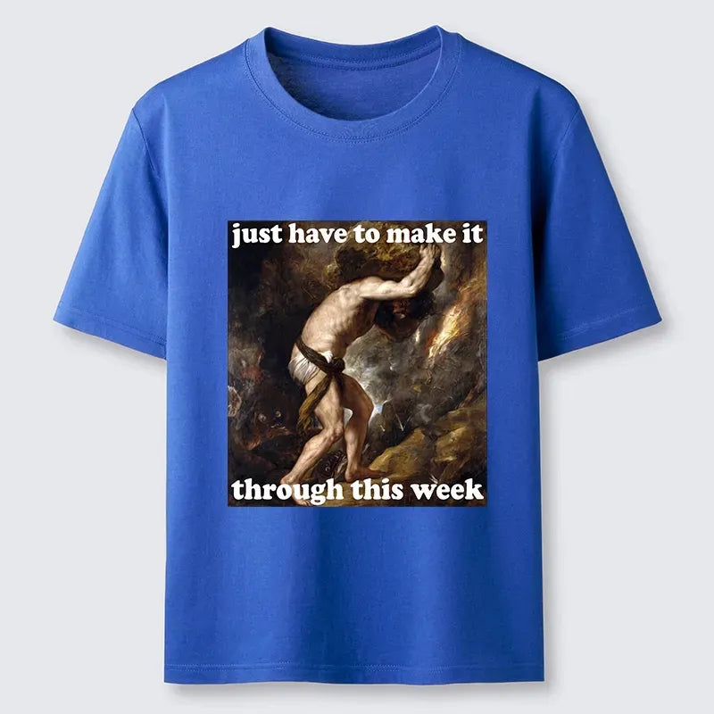 Sisyphus Funny T-Shirt for Busy Week