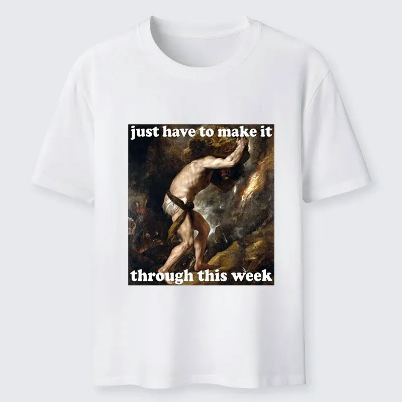Sisyphus Funny T-Shirt for Busy Week