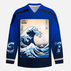 Kyoto-Lion Pixel Wave Long-Sleeve Hockey Jersey