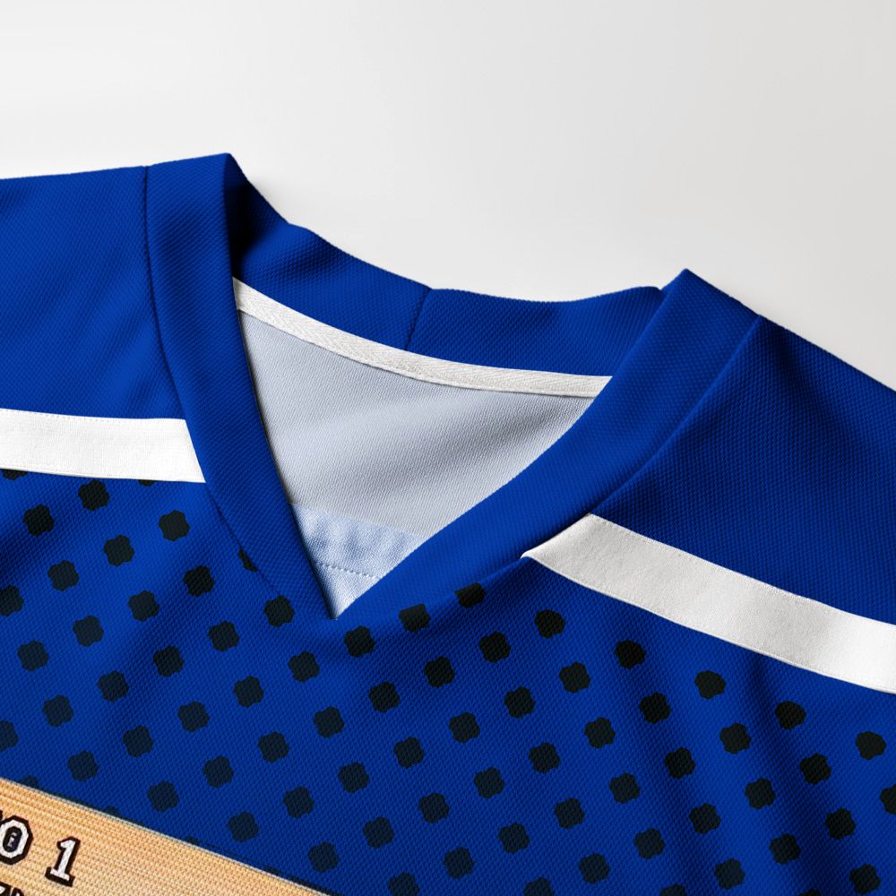 Kyoto-Lion Pixel Wave Long-Sleeve Hockey Jersey