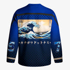 Kyoto-Lion Pixel Wave Long-Sleeve Hockey Jersey