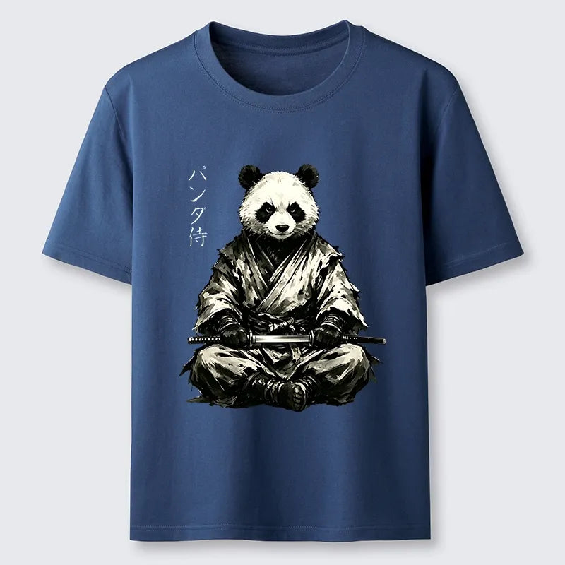 Kyoto-Lion Samurai Panda Warrior Classic T-Shirt