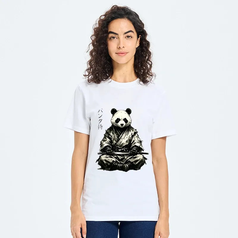 Kyoto-Lion Samurai Panda Warrior Classic T-Shirt