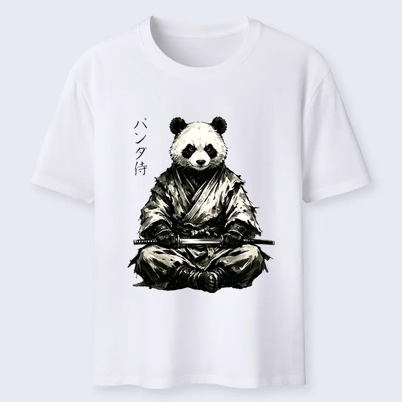 Kyoto-Lion Samurai Panda Warrior Classic T-Shirt