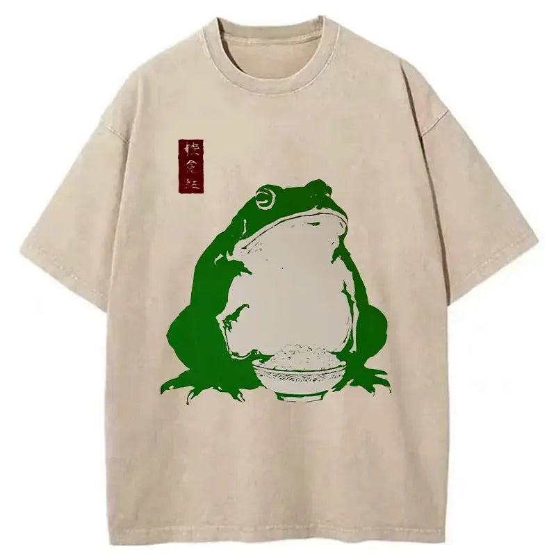 Kyoto-Lion Frog Tee for Daily Wear
