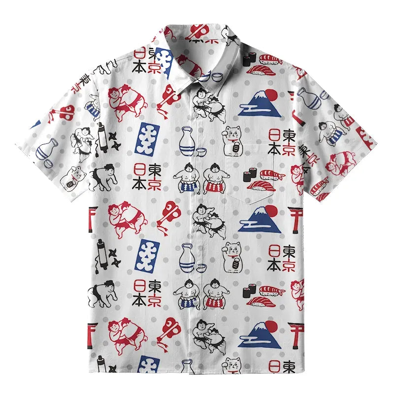 Unisex Japanese Shirt with Free Shipping