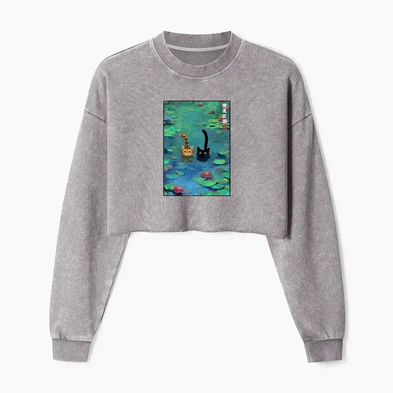 Japanese Streetwear Crop Top for Summer