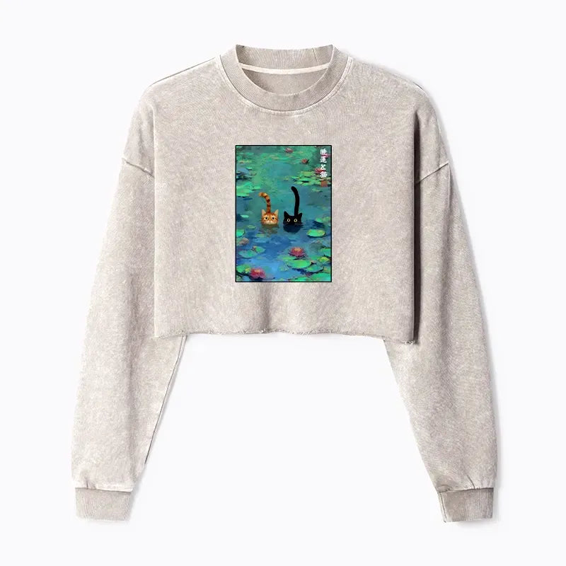 Japanese Streetwear Crop Top for Summer