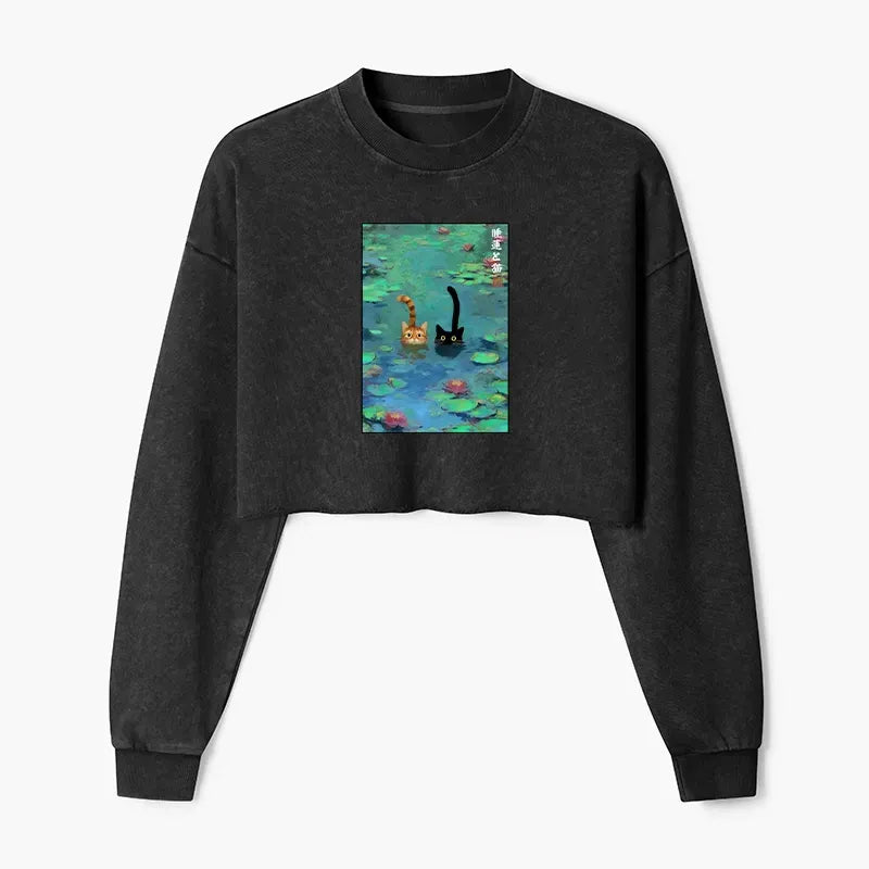 Japanese Streetwear Crop Top for Summer