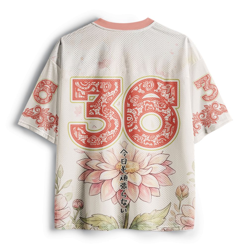 Kyoto-Lion Funny Bunny Bee, I Don’t Push Myself Today Mesh Jersey
