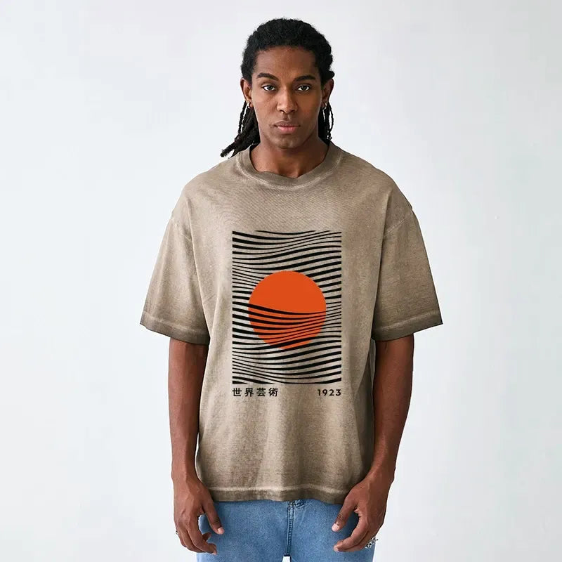 Kyoto Lion Art T-Shirt Best Seller for Summer