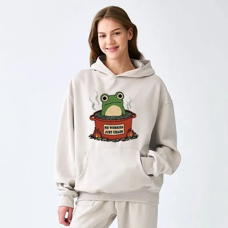 Kyoto Lion Frog Pullover for Streetwear