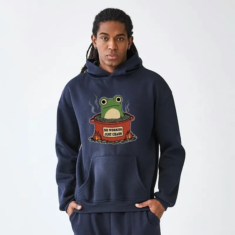 Kyoto Lion Frog Pullover for Streetwear
