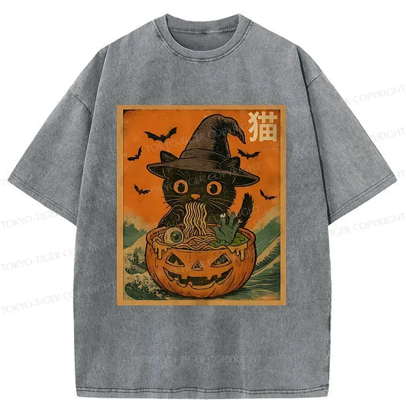 Best Seller Funny Cat Eating Ramen T-Shirt