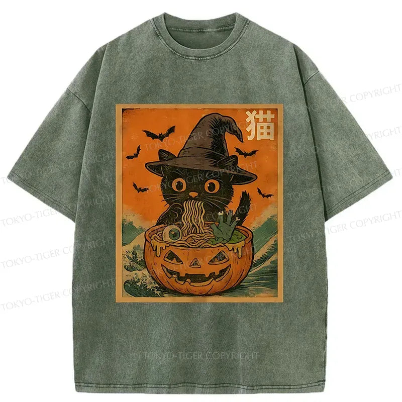 Best Seller Funny Cat Eating Ramen T-Shirt