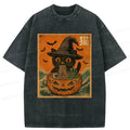 Trendy Japanese Cat Ramen T-Shirt