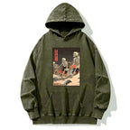 Oversized Japanese Skeleton Hoodie Free Shipping