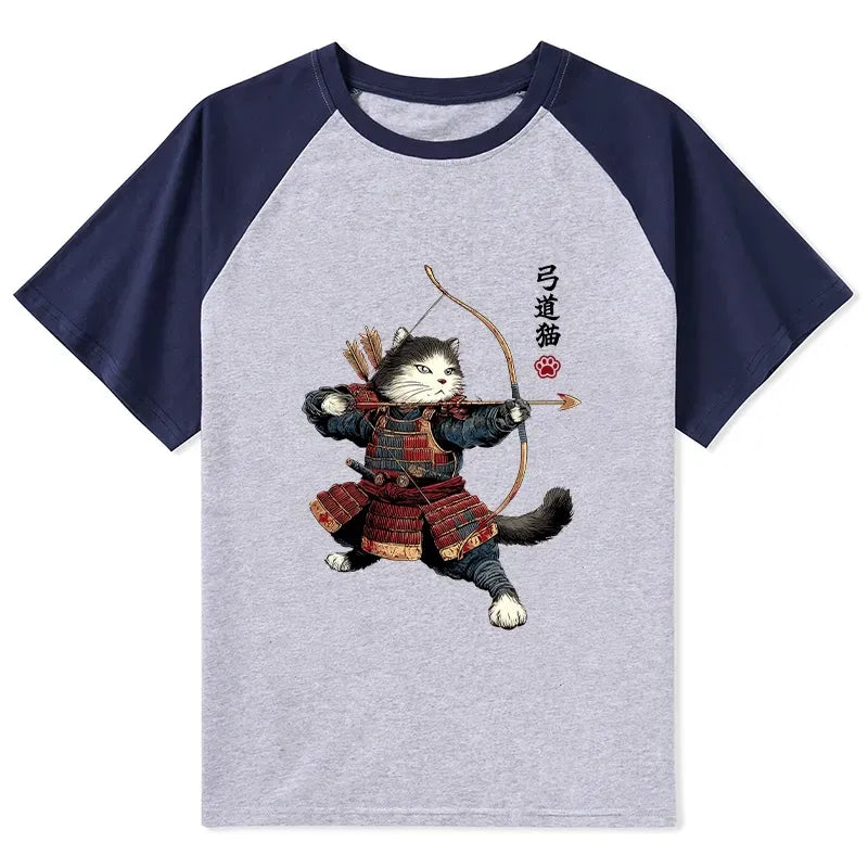 Japanese Cat T-Shirt for Casual