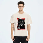 Black Cat T-Shirt for Daily Wear Free Shipping
