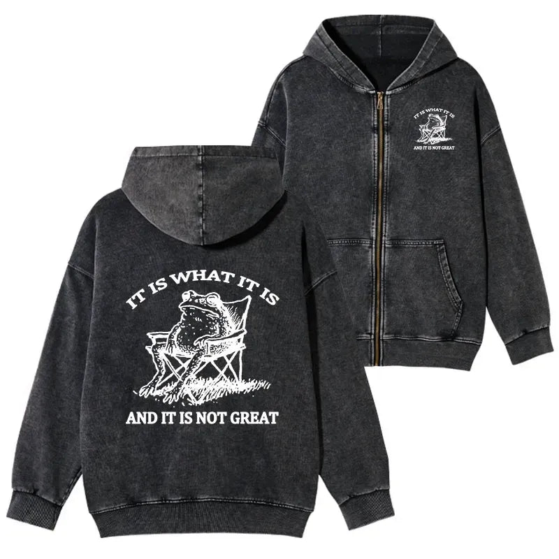japanese vintage frog hoodie gift idea